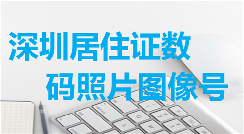 深圳居住证数码相片图像号